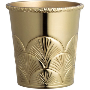 Hot Seller Bar & Wine Insulated Cooler Gold Finished Solid Brass Cocktail <b>Champagne</b> Ice <b>Bucket</b> With Ring Handle - Product Image 3