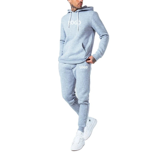 Survêtements pour hommes, vert olive, coupe ajustée, bas et sweat à capuche, 100% coton molletonné, survêtements de sport pour hommes - Product Image 2