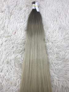 Venta al por mayor para doble dibujado vietnamita cutícula alineada Remy recto 100gr extensiones de cabello humano de alta calidad a granel VQ Company's - Product Image 4