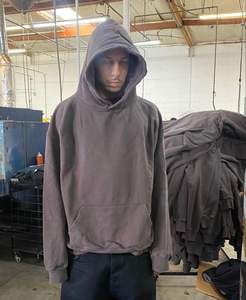 Sudaderas con Capucha, Sudadera Extra Grande, Sudadera con Capucha Lavada al Ácido, Sudadera Gruesa, Sudadera Vintage de Felpa de Algodón - Product Image 5