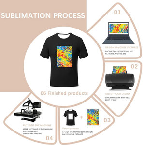 Camisetas deportivas transpirables sublimadas personalizadas OEM tela de poliéster para hombre con impresión de logotipo de etiqueta privada - Product Image 5