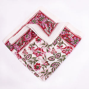 Bandana en coton unisexe à imprimé floral, écologique, écharpe multicolore, bandeau doux, respirant, mode quotidienne, extérieur, été - Product Image 3