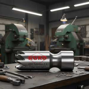 RUKO HSS TiAlN Z.3 Broca avellanadora DIN 335 C 90 con vástago de 12 mm, 26 mm nominal, para artesanía en metal - Product Image 3