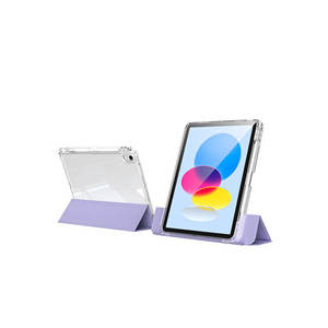 Coque arrière pour iPad Mini 10,5 pouces Netzy 2025 blanche, détachable, coulissante, avec airbag, magnétique, en PU, certifiée ROHS et FCC Pro - Product Image 1