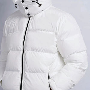 Veste Puffer d'équitation Veste d'hiver sans manches à col montant pour femmes, coupe-vent noir, avec fermeture éclair, pour homme - Product Image 5