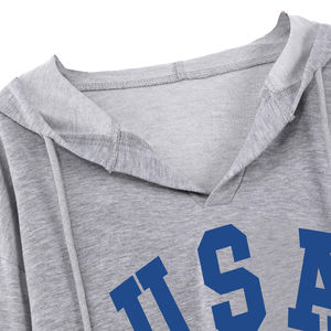 Sudadera con Capucha Corta y Ajustada de Moda para Mujer de Alta Calidad, Sudadera con Capucha y Estampado Personalizado en la Parte Superior, Sudadera con Capucha en Oferta - Product Image 3