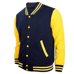 Veste universitaire pour homme de qualité supérieure, veste de baseball, col montant, broderie sportive, logo personnalisé, designs personnalisés - Product Image 1