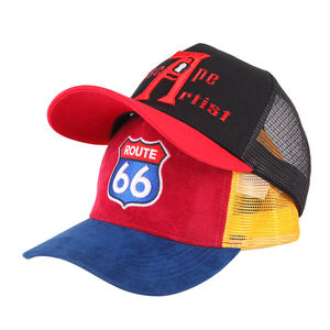 Personnalisable 5-Panel 3D Broderie Suede Mesh Caps Y2K Truck Driver Hat Casual Beach Performance Outdoor Jersey - Product Image 6