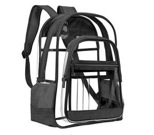 High Quality <b>School</b> <b>Backpack</b> Clear <b>Backpack</b> Wholesale for Custom Logo Clear Plastic <b>Backpack</b> Products Vietnam - Product Image 1