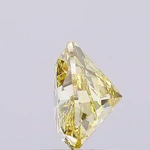 เพชรทรงหัวใจ 1.60 กะรัต สีเหลืองแฟนซี ความสะอาด VVS1  ผลิตในห้องปฏิบัติการด้วยวิธี CVD  ไม่มีตัวเรือน  รับรองโดย IGI  ขายส่งเครื่องประดับ - Product Image 5