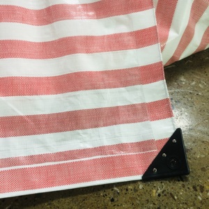 PE Stripe Tarpaulin <b>Waterproof</b> Durable Custom Size Thickness Support Cutting Service for Industrial and Outdoor Use - Product Image 5