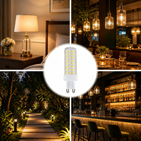 Ampoule LED G9 sans scintillement, économie d'énergie, céramique+PC, 7W, 870LM, 360 degrés, AC220V-240V, CRI élevé >80, pour la maison, le salon