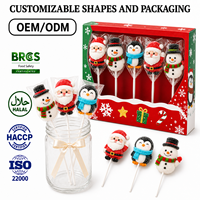 Bonbons Gommes Guimauves de Noël Père Noël en Gros OEM/ODM pour Producteurs, Certifiés BRC, Sucrés, Colorés, Fruités, Thème Dessin Animé