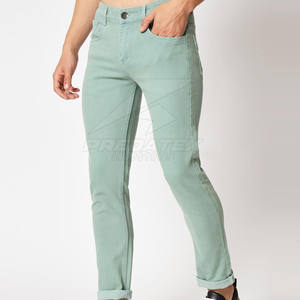 Pantalones vaqueros transpirables por encargo de la venta caliente de los hombres 2025 nuevo diseño Streetwear estilo pantalones vaqueros de los hombres - Product Image 2