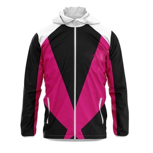 Chaquetas Cortavientos Personalizadas Hechas en Fábrica, Sublimadas, con Cuello Alto, OEM, Gruesas, Estilo Hip Hop, para Invierno - Product Image 3