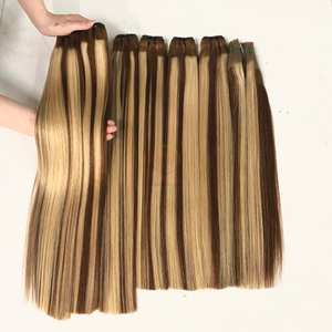 Pour le Bénin vendeur de cheveux humains os droit 100% Super Double dessiné luxe os cheveux raides Original - Product Image 5