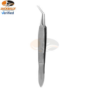 Pinzas de Capsulorrexis Gimbel para Cirugía Oftálmica, Acero Inoxidable, Punta Fina Manual, Instrumentos Quirúrgicos con Certificación CE, MOL Hospital - Product Image 3