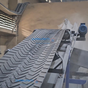 High Flat 5 Mtr Rubber Conveyor Belt 750mm Width 10 Ton Capacity Sorting Processing Scrap <b>Waste</b> Machinery Gear Motor Bearing - Product Image 5