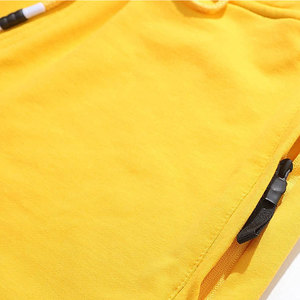 Shorts de sport pour hommes en toile de qualité supérieure, taille mi-haute, séchage rapide, motif uni, avec cordon de serrage, fabriqués PK - Product Image 4