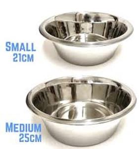 Bol pour chien en acier inoxydable pour grands chiens Design poli et durable pour le voyage - Product Image 1