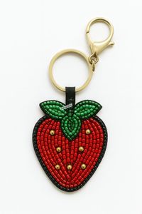 Hand- Beaded Keychain For Women Premium Embroidered Beaded <b>Bag</b> Charm - Product Image 2
