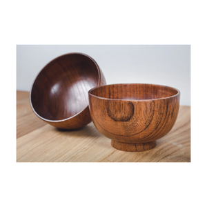 Bols de service en bois et en noix de coco fabriqués à la main | Conception personnalisable OEM écologique - Product Image 4