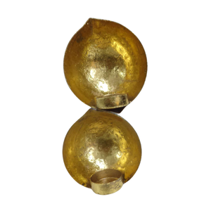 Hot Selling <b>Set</b> of 2 Aluminum Round Charger Plate Mushroom Colour Small Size <b>Serving</b> Plate and Charger Plate - Product Image 4