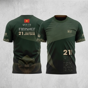 เสื้อวิ่งสั่งทำจากโรงงานโดยตรง แห้งเร็ว ระบายอากาศได้ดี ชุดกีฬา ผู้ผลิต OEM ODM - Product Image 2