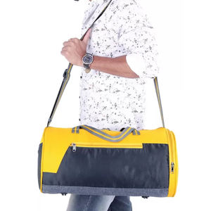 Bolsa de gimnasio plegable Logotipo personalizado Bolsa de viaje de lona de gran capacidad Bolsa de viaje Mochila impermeable de fin de semana Bolsa de viaje - Product Image 6