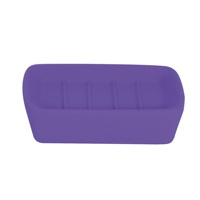 Porte-savon en céramique violet et Haïti - MSV