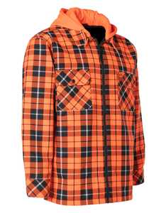 Veste Chemise à Capuche en Flanelle à Carreaux avec Logo Personnalisé Pour Hommes Surdimensionné Mode Capuche Décontracté à Manches Longues Streetwear Vêtements d'Extérieur Chauds - Product Image 6