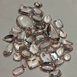 Vente en gros de morganite rose naturelle 3-6 carats Pierres précieuses à facettes en vrac Commande minimum 100 carats - Product Image 2