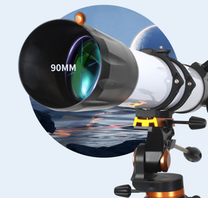 F80090 강력한 학생 어린이 초보자 천체 망원경 휴대용 전문 굴절 천체 망원경 - Product Image 4