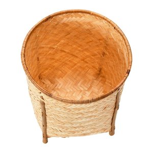 Hot <b>Sale</b> Bamboo Rattan Decoration Basket Storage Organizer Durable Handwoven <b>For</b> Home <b>Organizing</b> - Product Image 5