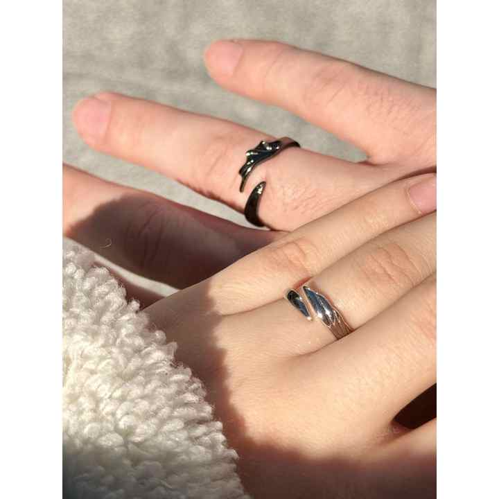 Night Fury & Light Fury Ring Set (How to Train Your Dragon)