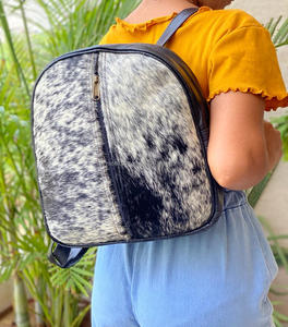 กระเป๋าสะพายหลังแบบหนังวัวแท้ย้อนยุคทำด้วยมือมีสไตล์ใหม่กระเป๋าสะพายหลังใช้ได้ทั้งชายและหญิงแบบลำลอง - Product Image 5