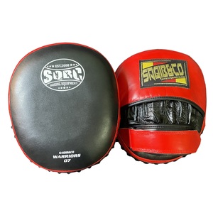 Tapis de boxe en cuir doré, coussin d'air de boxe de haute qualité, tapis de mise au point pour entraînement de boxe et mitaines de mise au point Muay Thai pour Boxeo - Product Image 6