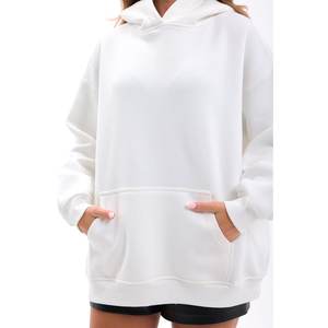 Sudadera Extra Grande 7517 en Color ECRU, Tejido de Punto Transpirable, Cómoda y Elegante - Product Image 2