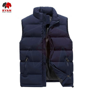 Chaleco Acolchado de Invierno para Hombre, Logotipo Personalizado, Ropa Exterior sin Mangas Aislada, Fabricación OEM y ODM - Product Image 1