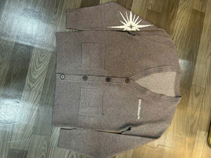 Cárdigan Unisex Casual de Invierno con Botones, Cuello en V, Estándar, con Hilo de Lana Transpirable - Product Image 4