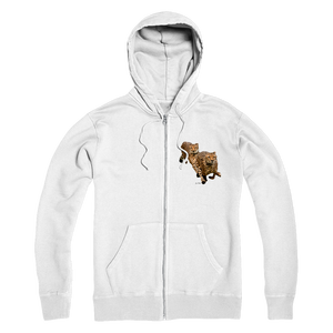 Cheetah Brothers Premium <b>Zip</b> Hoodie for Adults 6XL Knitted Fabric Zipper Embroidered Design Anti-Wrinkle Custom Printed Hoodie - Product Image 2