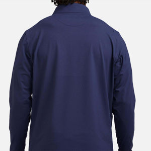 เสื้อมีฮู้ดแบบสวมศีรษะสำหรับผู้ชายเสื้อออกกำลังกายผ้าฝ้าย100% มีซิปด้านหน้าแบบปกติโลโก้ออกแบบได้ตามต้องการ - Product Image 3