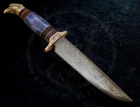 Couteau de Bushcraft à Haute Dureté Chasse EDC Lame Fixe à Bord Tranchant Couteau Tactique Couteau de Survie avec Étui en Cuir