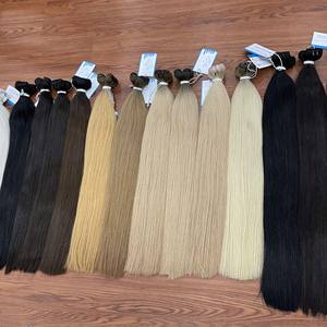 Extensiones de cabello Remy vietnamita de alta calidad, trama de piel doble, cabello Remy teñido de Color de peluquería de la más alta calidad - Product Image 4