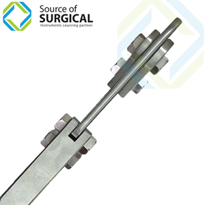 Pince coupante robuste de haute qualité pour la chirurgie, à pointe en acier au carbone, modèle SOS-31015, manuelle, certifiée ISO 13485 - Product Image 5