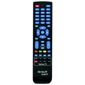 Bravo Uniko Universal <b>Remote</b> <b>Control</b> For <b>Tv</b> Decoder Black 90302245 - Product Image 1