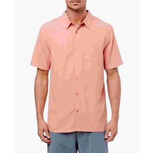 Camicia Casual da Uomo Jack O'Neill Liberty in Cotone Popeline a Maniche Corte Rosa - Taglia Media, Fornitura ODM di Moda - Product Image 1