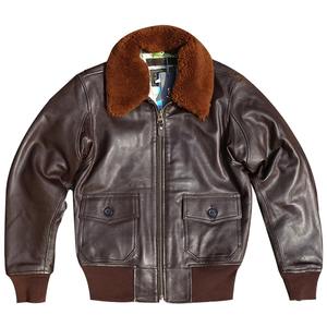 Fur Collar Bomber Coat <b>Sheepskin</b> Aviator <b>Men's</b> Canvas Genuine Leather <b>Jacket</b> Winter Overcoat American Brand - Product Image 1