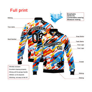 แจ็กเก็ตผ้าวูล100% สำหรับผู้ชายผ้าคอตตอนปักโลโก้ด้านหน้ากันลมระบายอากาศได้ดี MCACVJ-216ฤดูร้อน - Product Image 2