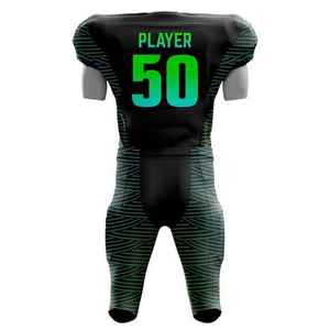 Top meilleure vente uniforme de football américain 100% coton Polyester tissu prix de gros uniforme de football américain à vendre - Product Image 3